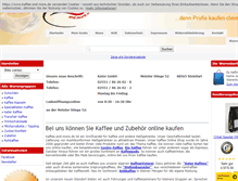 Tablet Screenshot of kaffee-and-more.de